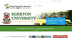 Desktop Screenshot of educationinkenya.com