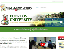 Tablet Screenshot of educationinkenya.com